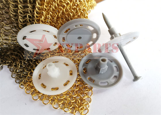 Bắn đinh Máy giặt cách nhiệt bằng nhựa gắn sẵn 35 Mm