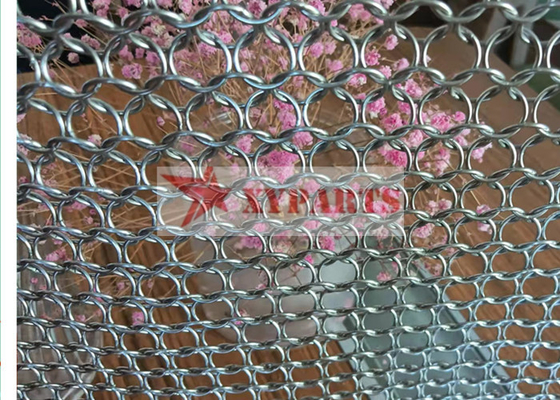 Vòng loại hàn 1.5mm Màn lưới kim loại trang trí cho ngăn phòng