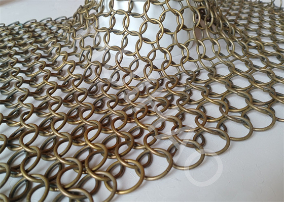 Thiết kế và sản xuất Rèm lưới kim loại bằng thép không gỉ 1.2x10mm