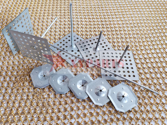 Thép 2-1 / 2" Móc treo cách nhiệt cơ sở đục lỗ Loại trục chính