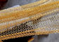 Vải Sequin vàng S Móc vòng Màn lưới cho cầu thang màn cách ly