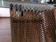 Sản phẩm rèm lưới vòng 1,2mm Sản phẩm nhôm cuộn nhẹ Kim loại trang trí cho nhà hàng