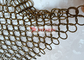 Thiết kế nội thất thời trang Vòng lưới kim loại Rèm bằng tay dệt